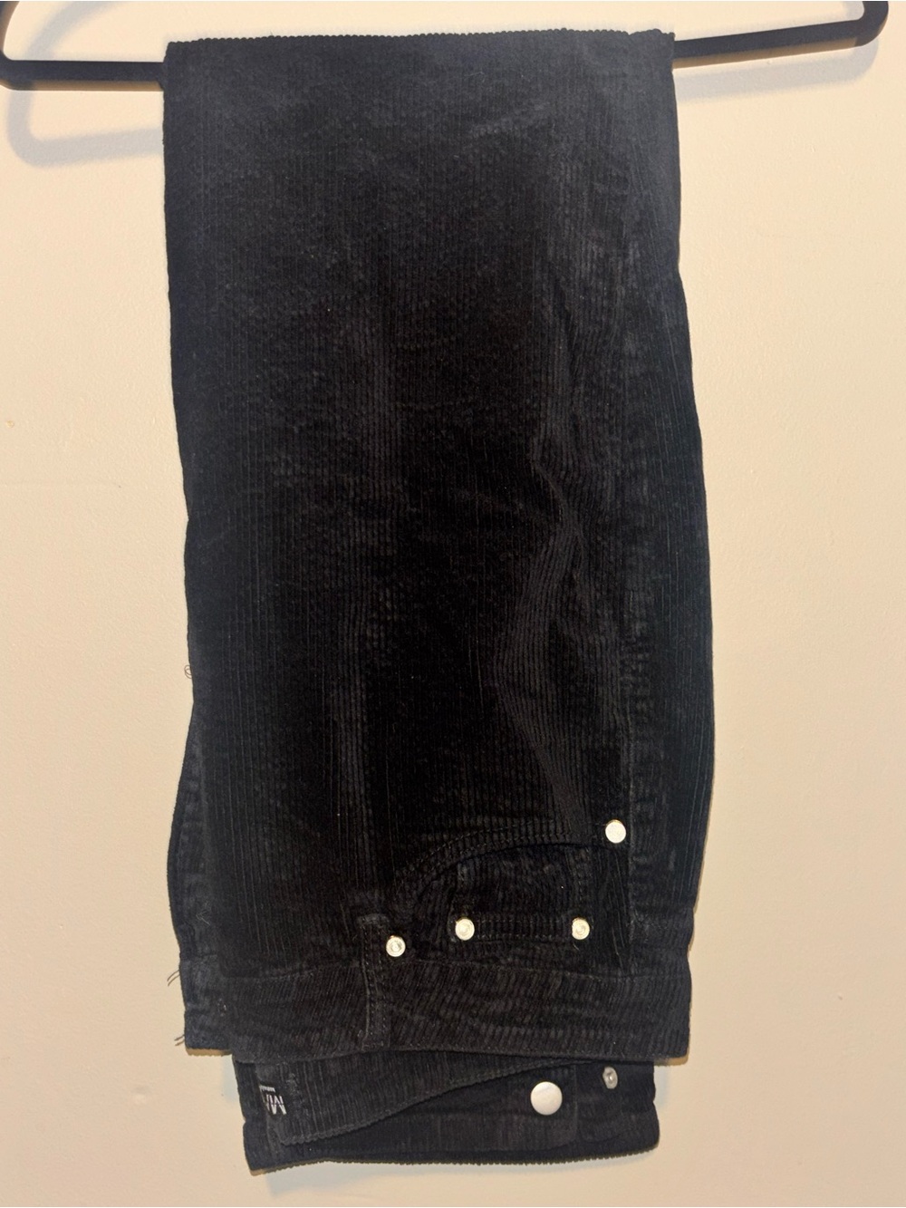Boohoo Black Corduroy Straight Men’s Jeans